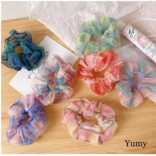 Cột Tóc Scrunchies Caro Lưới