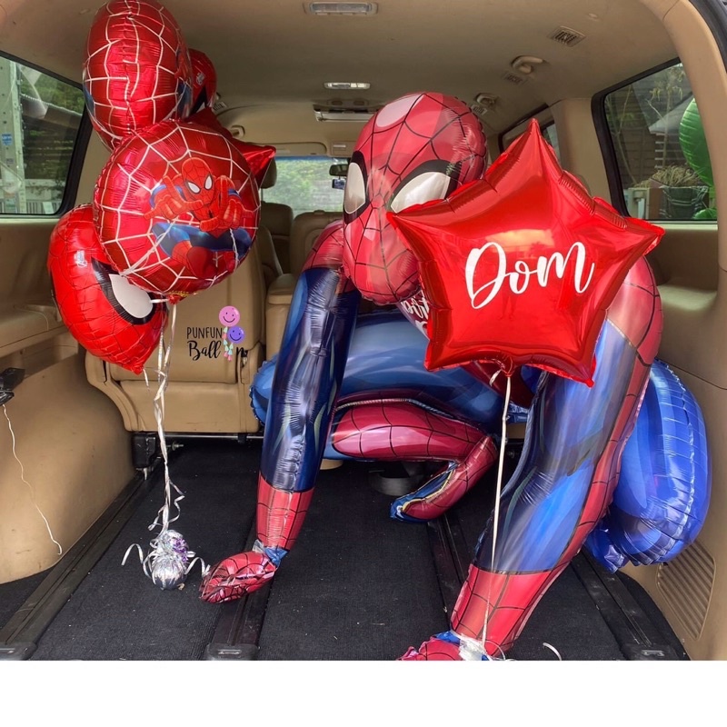 Bóng hình Spiderman, Bad Man, Iron Man hàng xuất khẩu 140cm