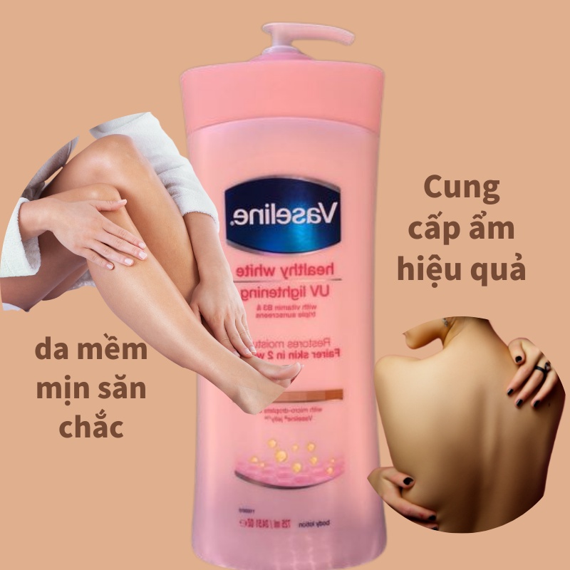 Vaseline dưỡng thể / Sữa dưỡng thể Vaseline 725ml từ Mỹ