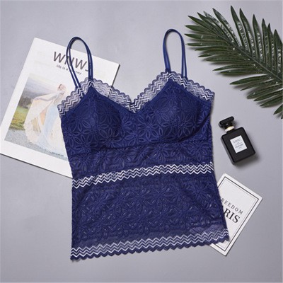 [Mã FASHIONT4WA2 giảm 10K đơn 50K] Áo ren dáng dài viền đen xinh (có đệm mút) | BigBuy360 - bigbuy360.vn