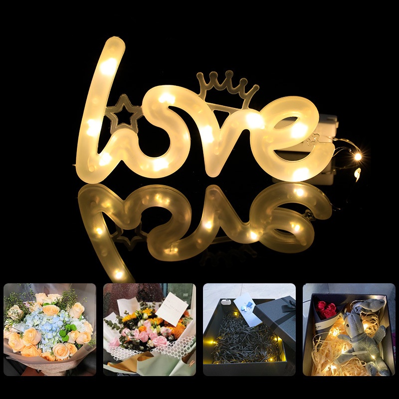 Đèn led chữ love nhấp nháy