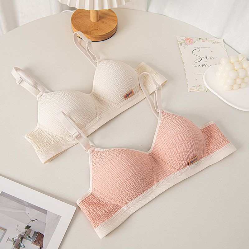 Áo Ngực Xếp Ly Dạng Phồng Không Gọng Cho Nữ