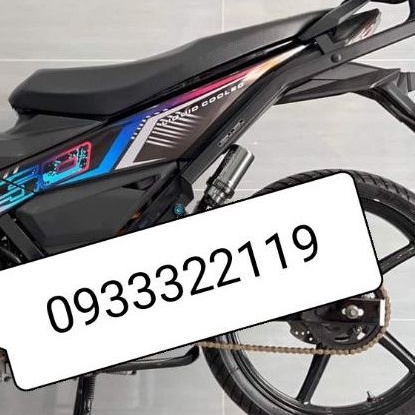 Tem Rời Suzuki Raider - Satria Đen Phối Nhiều Màu - Tem Mới 2022