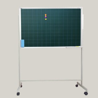 Bảng xanh viết phấn Hàn Quốc 90*120 cm có chân di động 1 mặt (Kèm quà tặng)