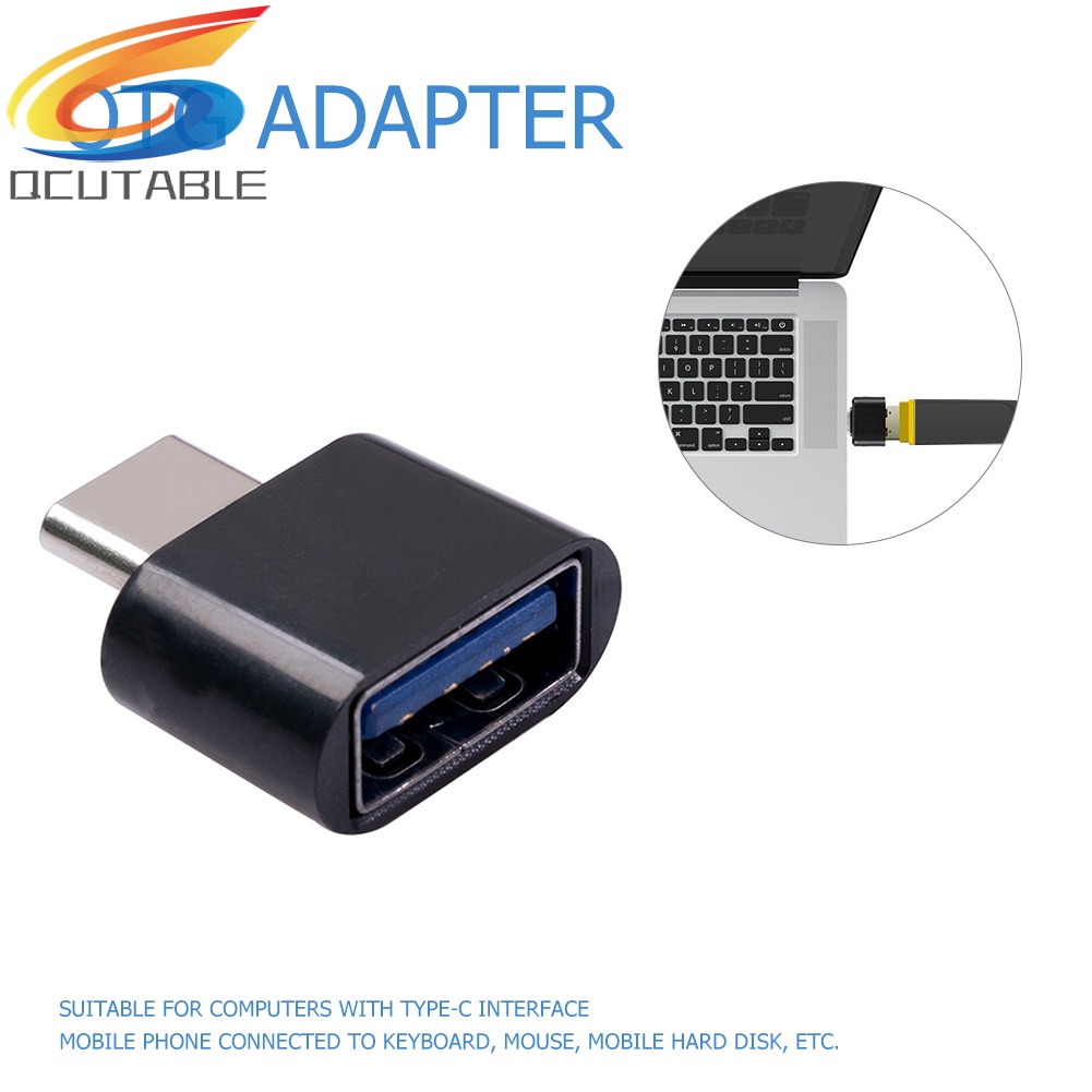 Set 1/5 đầu chuyển đổi OTG USB C đực sang USB 2.0 cái