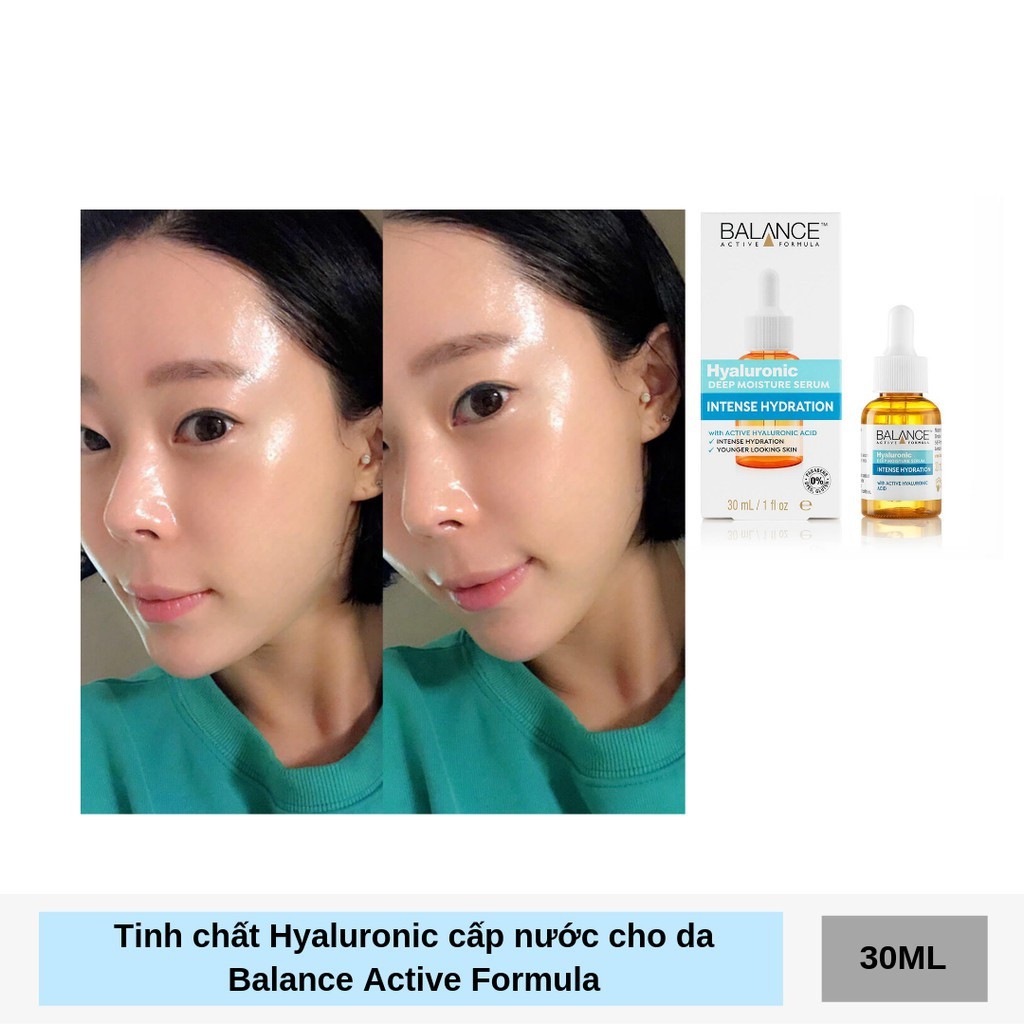 Serum Dưỡng Ẩm, Giảm Tiết Dầu Nhờn Balance Active Formula Hyaluronic Deep Moisturizing