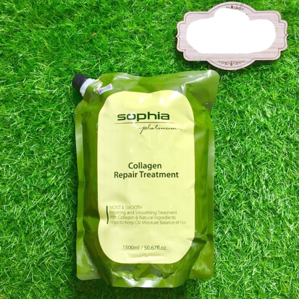 Hấp phục hồi tóc Sophia Collagen Repair Treatment siêu mềm mượt