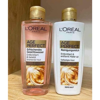 Combo sữa rửa mặt, nước hoa hồng L'oreal