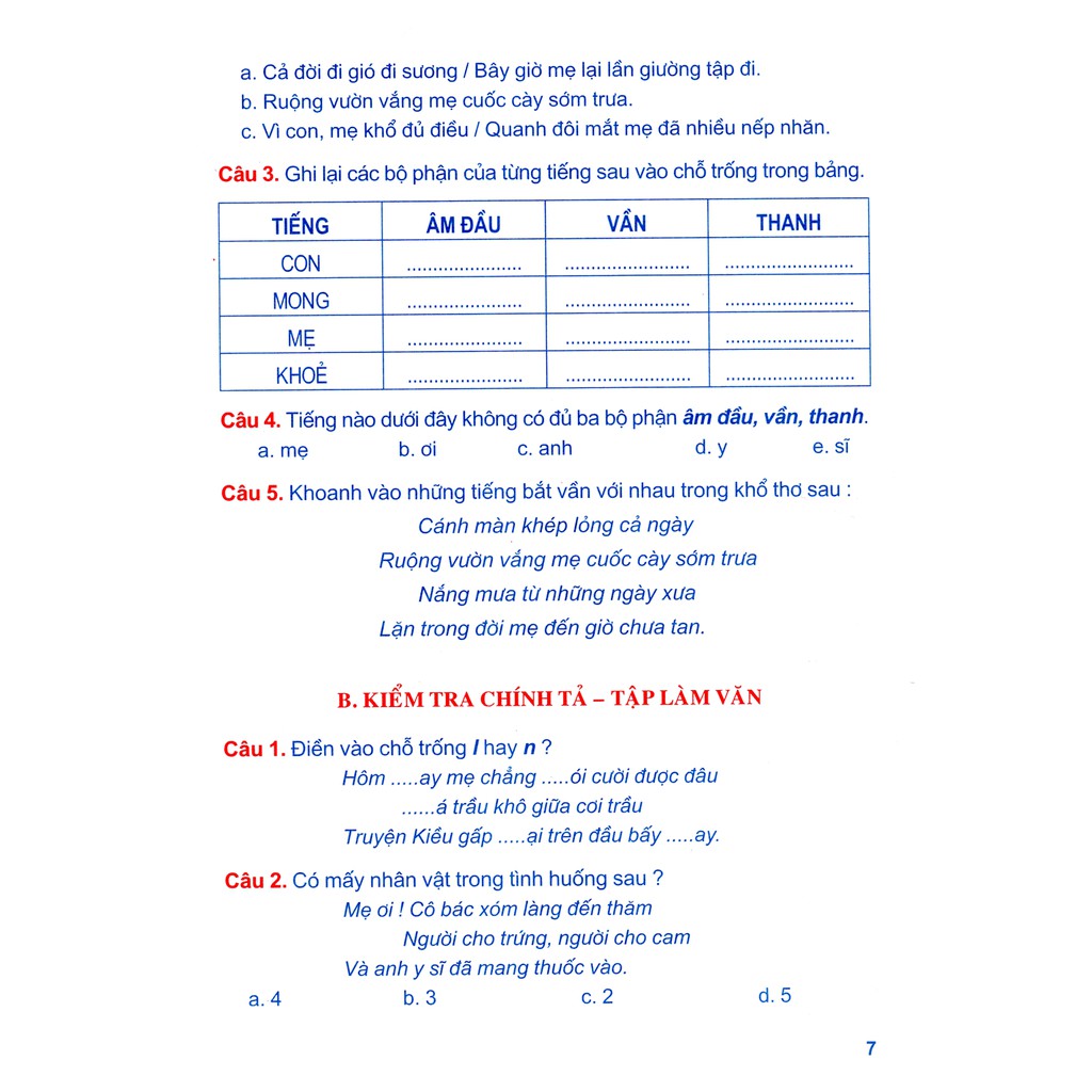 Sách: Tuyển Chọn Đề Ôn Luyện Và Tự Kiểm Tra Tiếng Việt Lớp 4 Tập 1 | BigBuy360 - bigbuy360.vn