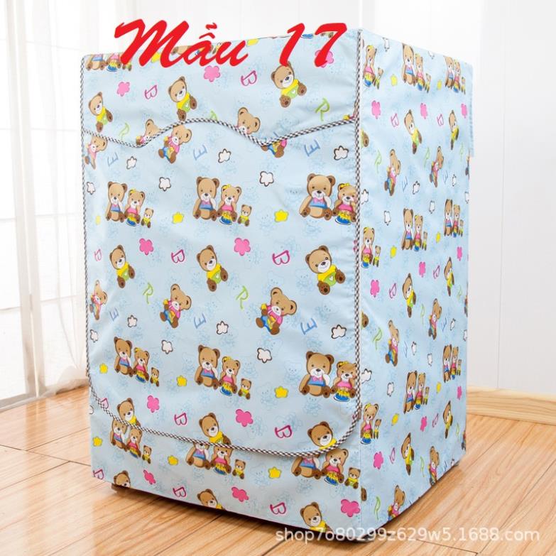Áo trùm vỏ bọc che máy giặt LG cửa trước lồng ngang 7kg - 10kg loại tốt LOẠI TỐT