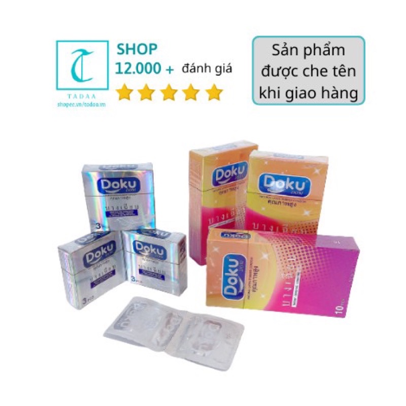 Lẻ 1 Chiếc Bao Cao Su DokuDom - Siêu Mỏng, Kéo Dài Thời Gian Quan Hệ