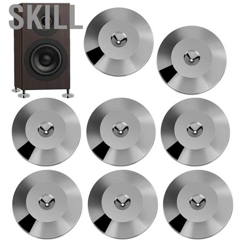 Set 8 đĩa lót chân loa chống sốc 25x4mm có 3 màu tuỳ chọn