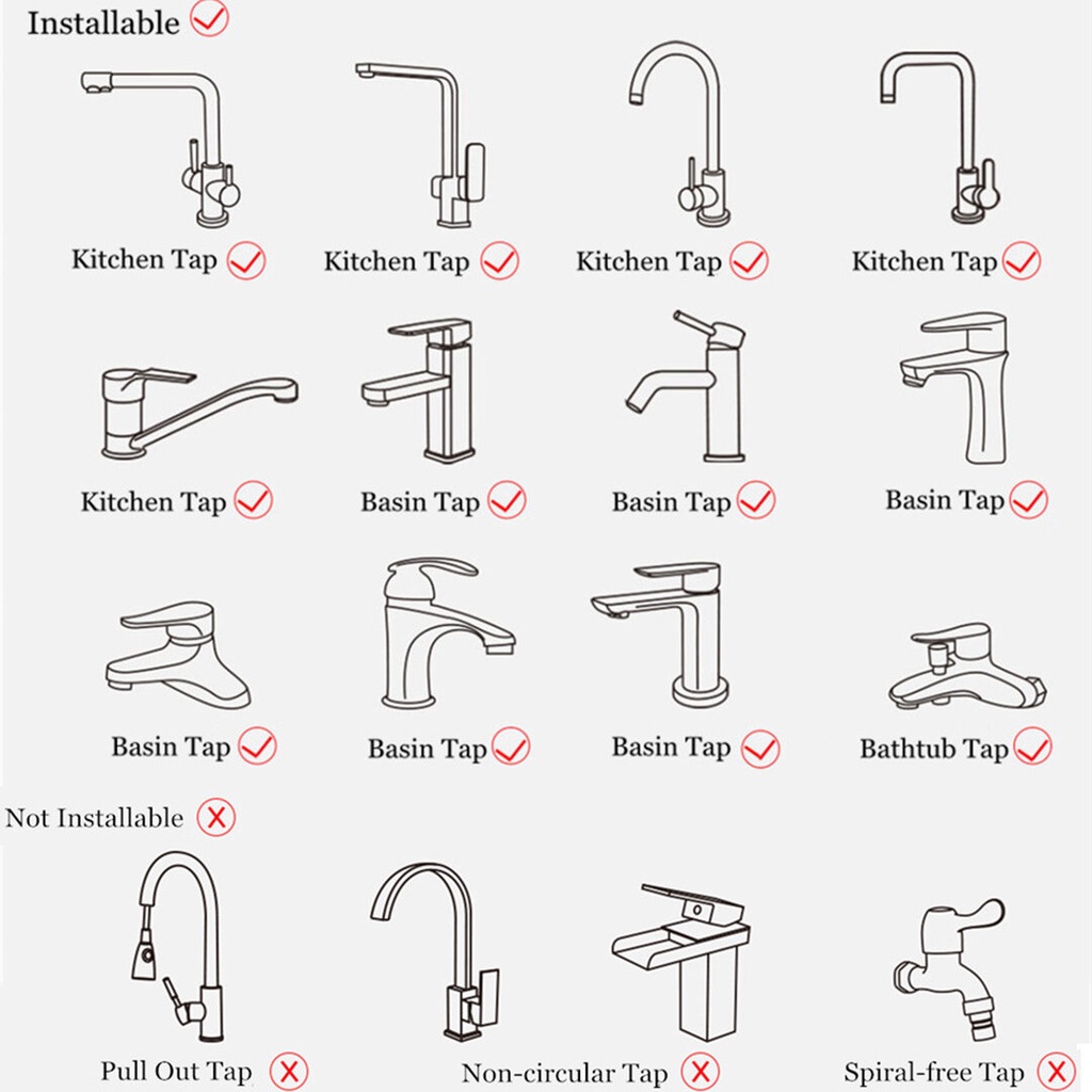 Đầu nối xoay 720 độ đa chức năng với đầu nối bồn rửa bằng thép không gỉ Phòng tắm nhà bếp