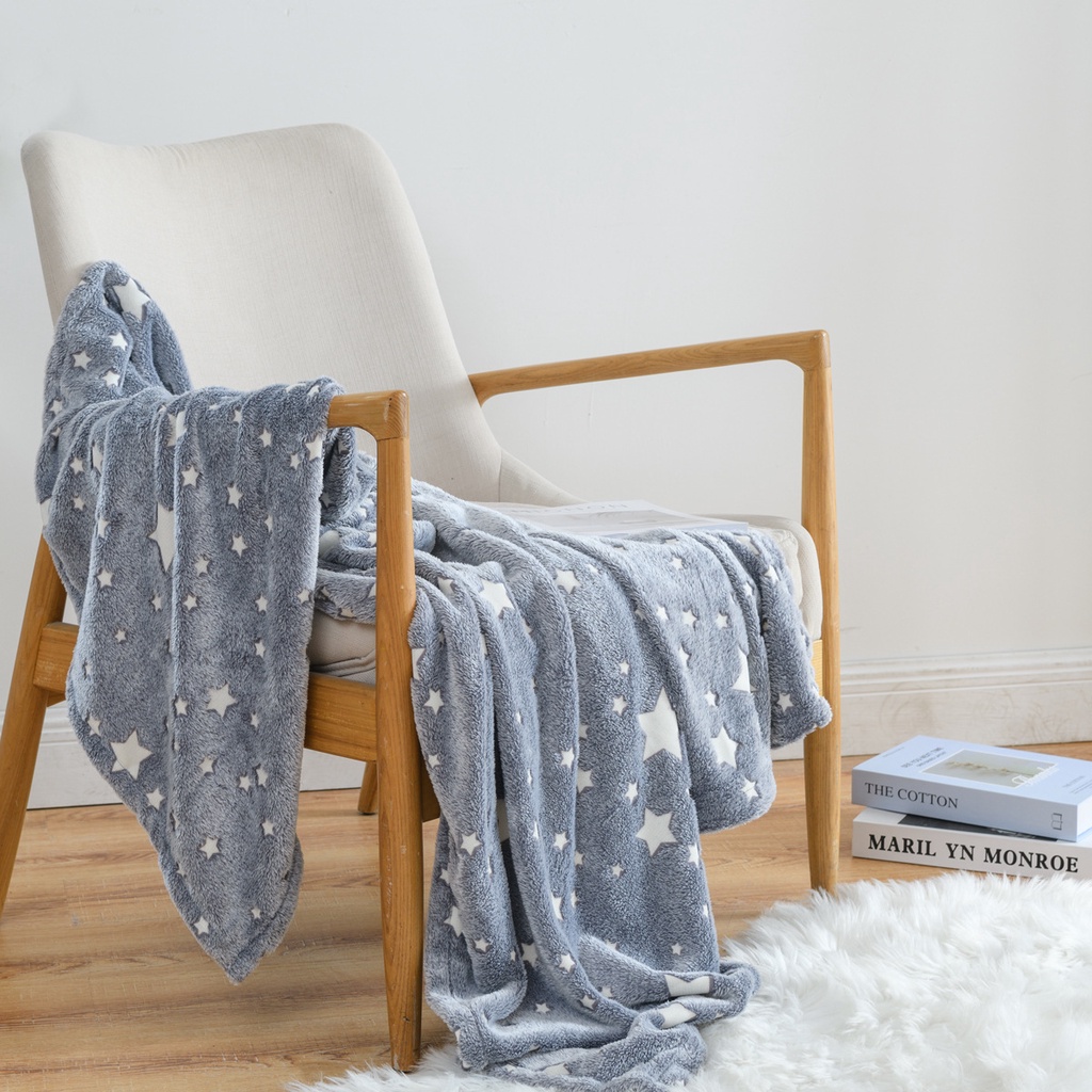 Chăn Dạ Quang Mềm Mại Thoải Mái Cho Người Lớn Và Trẻ Em