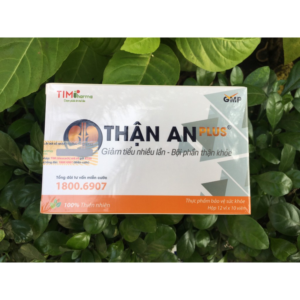 [TẶNG KÈM 1 hộp Sâm Việt] Thận an plus 120 viên - Giúp thận khỏe, giảm tình trạng tiểu đêm, tiểu nhiều lần - cvspharmacy
