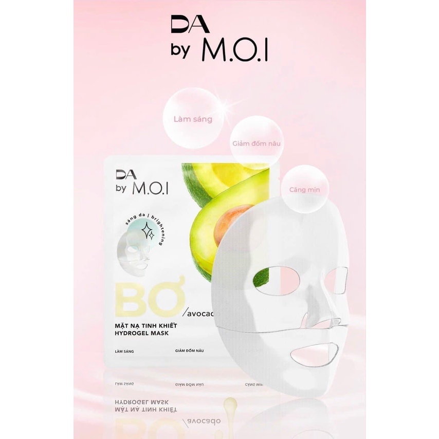 MẶT NẠ BƠ M.O.I HỒ NGỌC HÀ , HỘP 3 MIẾNG, CẤP ẨM , TRẮNG SÁNG  , TRẺ HÓA DA , GIÚP DA CĂNG BÓNG , MỊN MÀNG