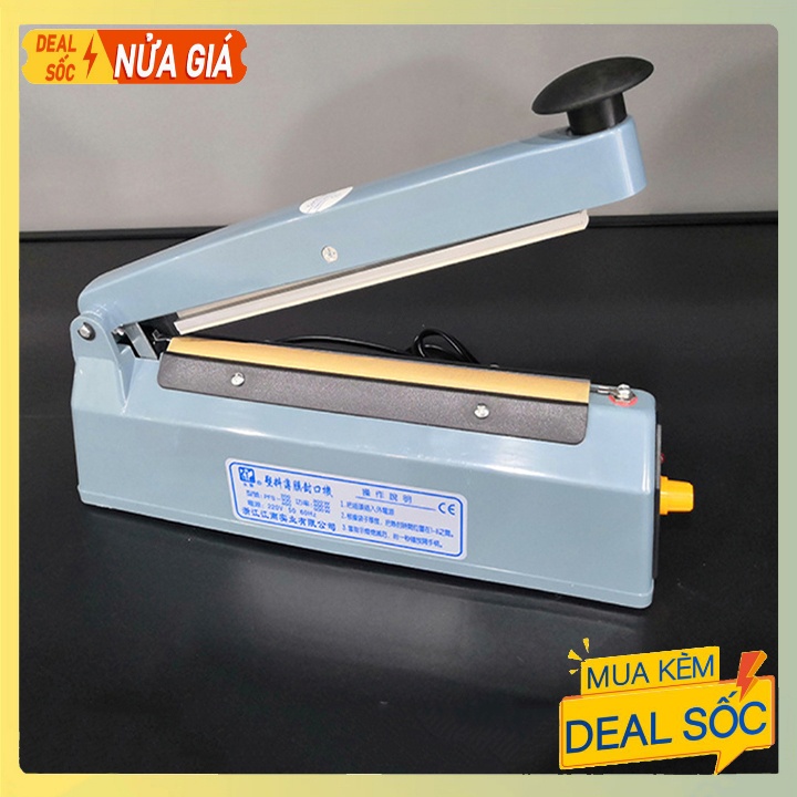 Máy Hàn Miệng Túi Dập Tay PFS 200mm Tặng Bộ Thanh Hàn