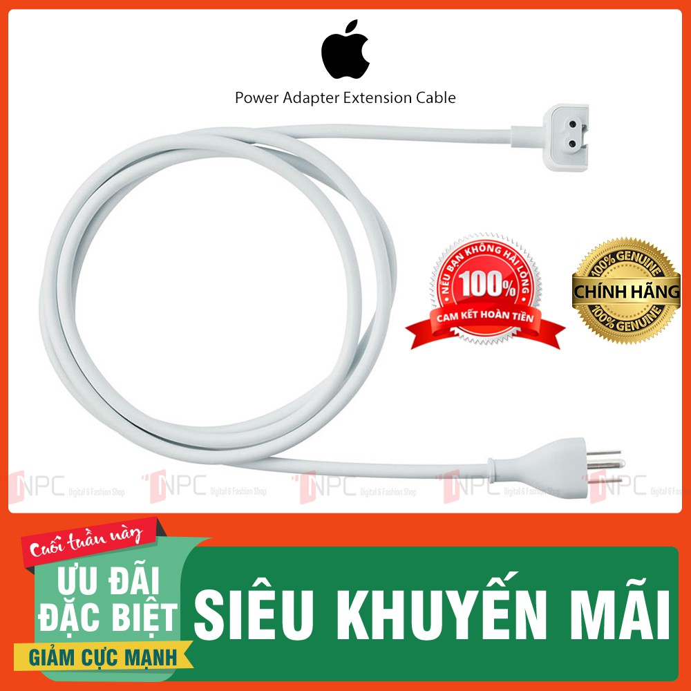 [CHÍNH HÃNG BH 12 THÁNG] Dây nguồn nối dài Apple Power Adapter Extension Cable Magsafe, sạc iphone, sạc ipad - MK122