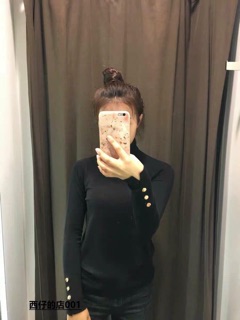 Áo len cổ lọ zara xuất