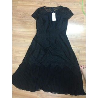Thanh lý đầm ren đen cao cấp size L new tag