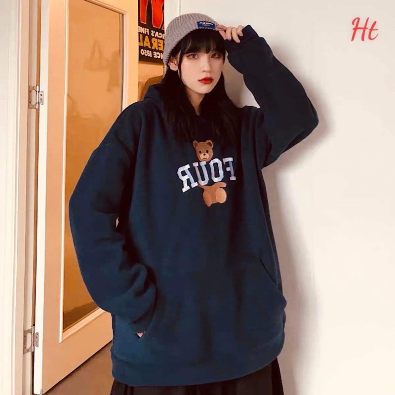 Áo hoodie gấu FOUR HT12