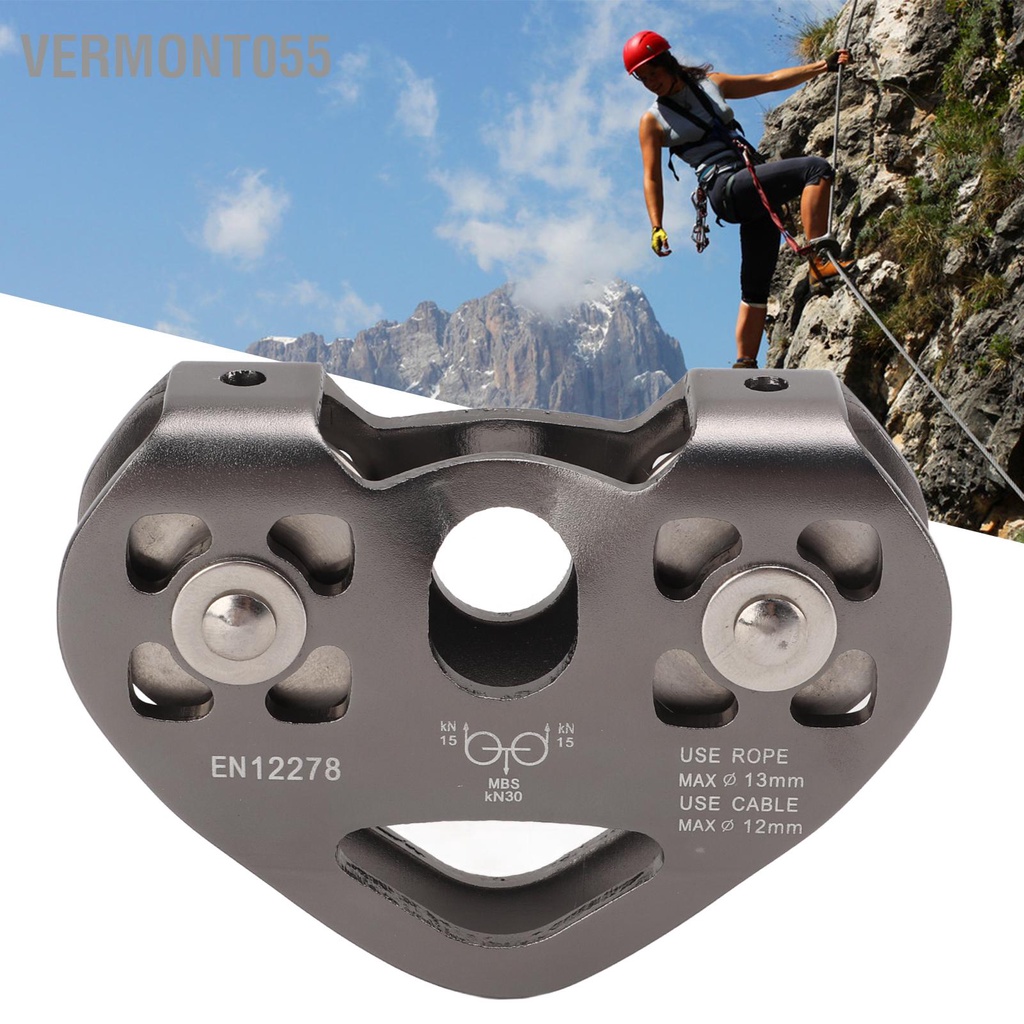 Có thể bán buôn Ròng rọc xoay Zipline Nhôm leo núi với Xe đẩy đôi tốc độ Tandem để Vermont055 Hàng giao ngay