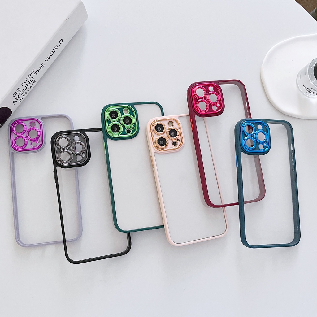 Ốp Điện Thoại Silicon Chống Sốc Bảo Vệ Ống Kính Máy Ảnh Cho iphone 13 12 11 pro Max i12 i13 iphone 13 pro 12 pro