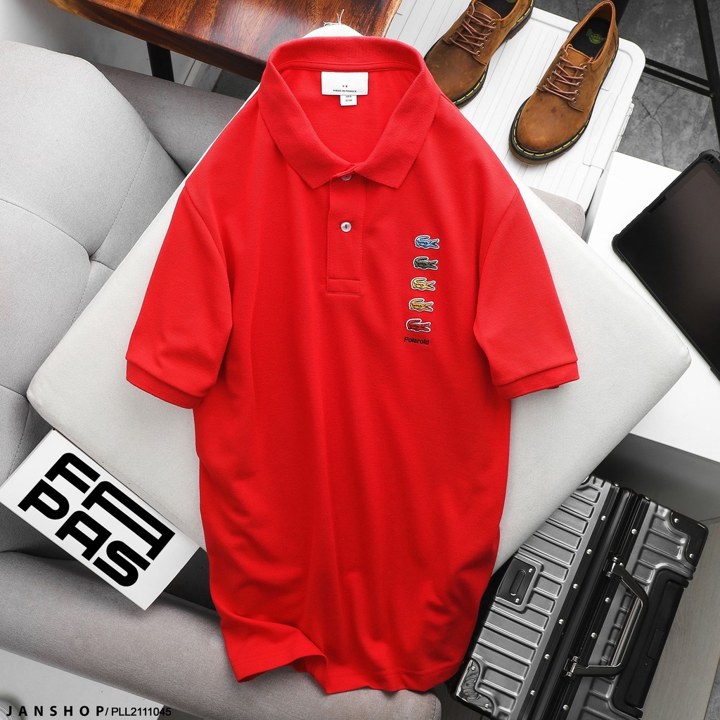 Áo Polo Cá Sấu Với Logo Được Thêu Nhiều Màu Bên Ngực Trái Đặc Sắc