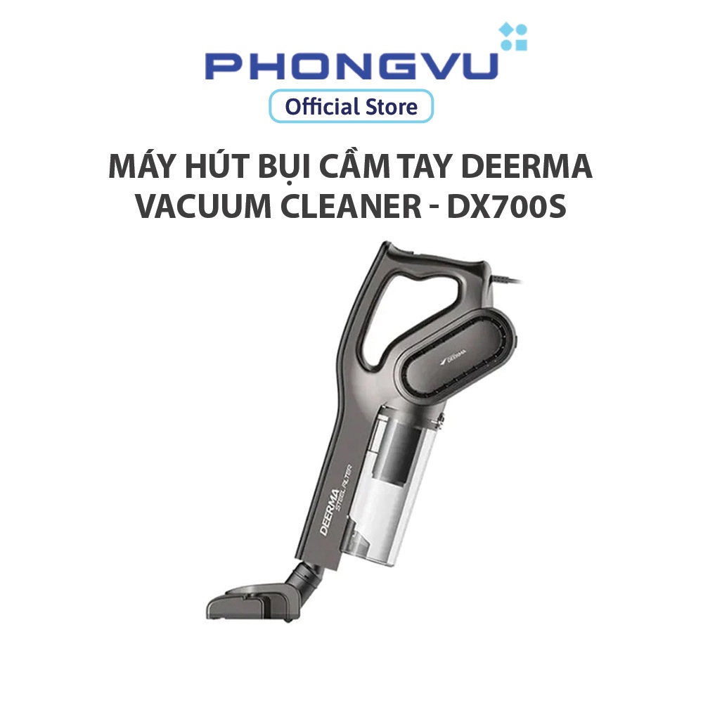 Máy Hút Bụi Cầm Tay Deerma Vacuum Cleaner DX700S (Xám) - Bảo hành 12 tháng