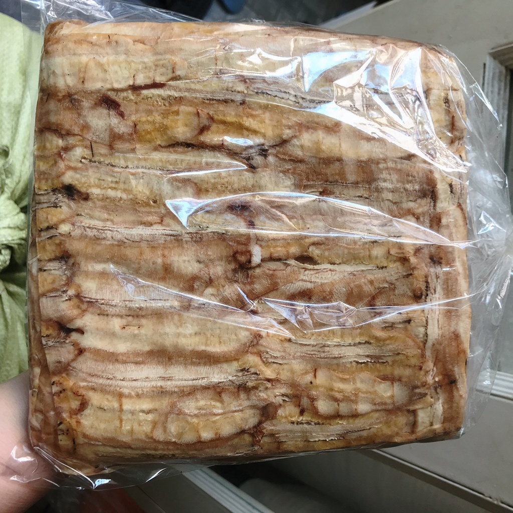 Bánh chuối miếng vuông nướng ăn liền 500gram 1kg