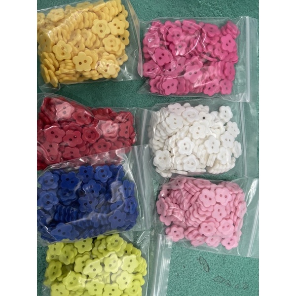 Set 10 Cúc cài áo/ Khuy áo hình bông hoa