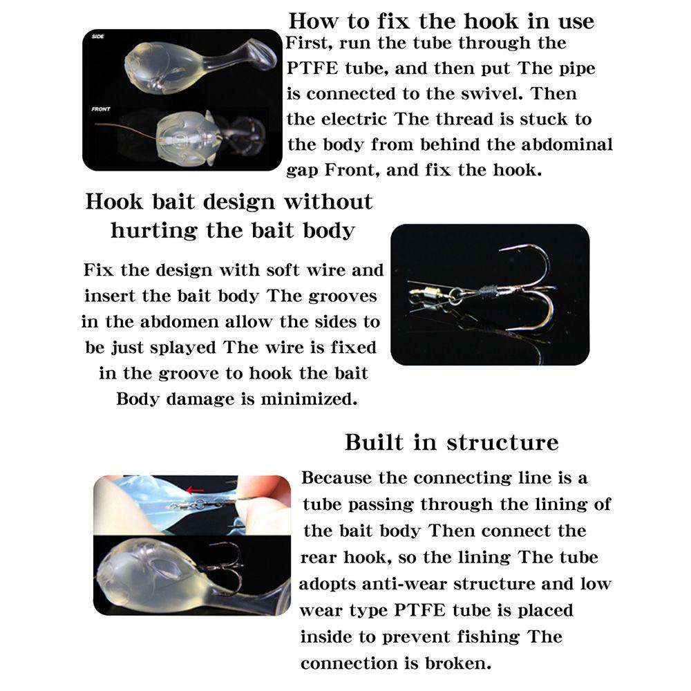 3 Mồi Giả Câu Cá Có Móc Câu 60mm 8.8g