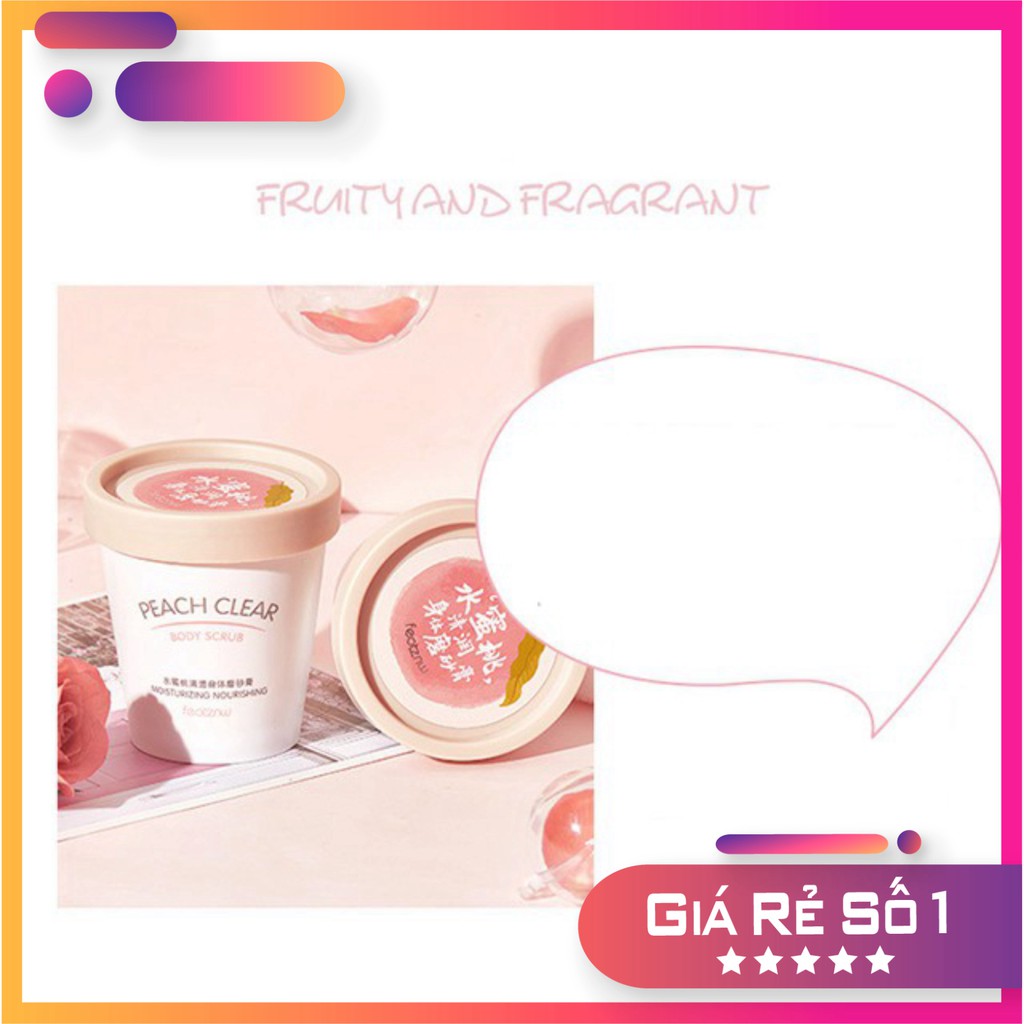 Kem Tẩy Tế Bào Chết Từ Trái Đào Body Heyxi Peach Feotznw Peach Clear Body Scrub Dưỡng Ẩm Làm Trắng Da 200ml | BigBuy360 - bigbuy360.vn
