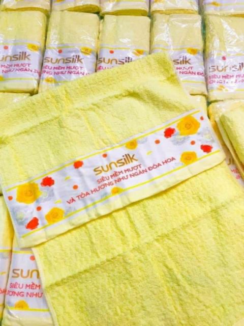 COMBO 10 KHĂN SUNSILK HOA HỒNG #20k