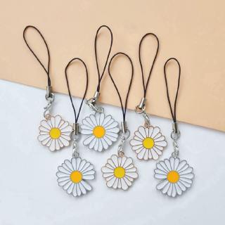 Móc Khóa Hợp Kim Hình Hoa Cúc Đính Đá Xinh Xắn