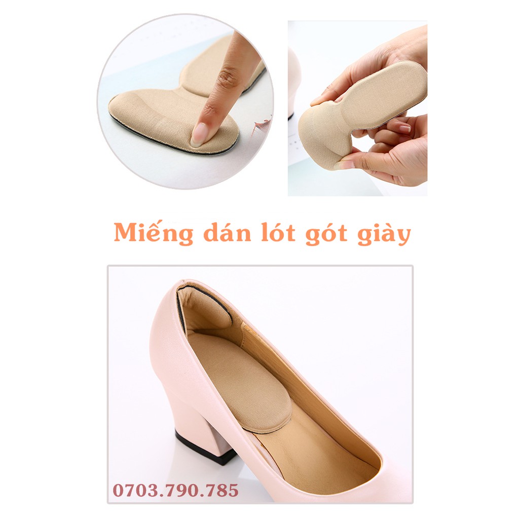 1 Cặp miếng dán lót gót giày êm chân