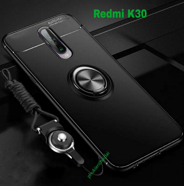 Ốp lưng Redmi K30 / K40 / Poco F3 chống sốc Nhẫn giá đỡ hiệu Auto Focus cao cấp