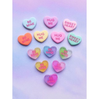 Charm tim Be mine - Hug me - Sweet heart