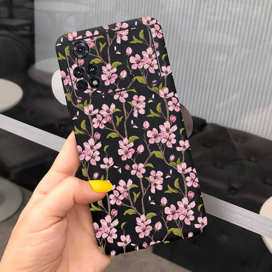 Ốp Điện Thoại TPU Silicon Mềm Màu Kẹo Hình Hoa Hướng Dương Cho Xiaomi Poco M4 Pro Poco M4 Pro 4G 6.43"