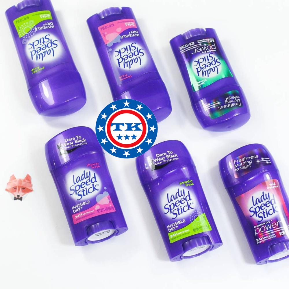 Lăn khử mùi dạng sáp cho nữ Lady Speed Stick 65g ,39,6g - USA