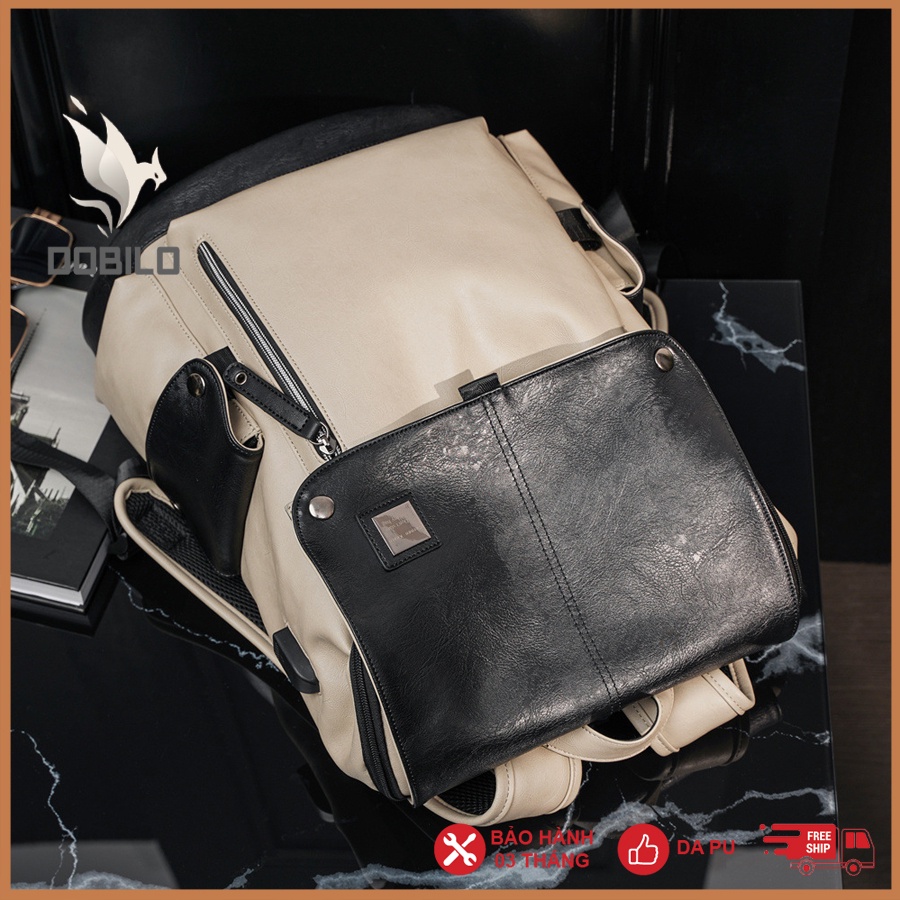 Balo Da Unisex Đựng Laptop 15.6 Inch Chống Thấm Nước Phong Cách Công Sở Dành Cho Nam BG36