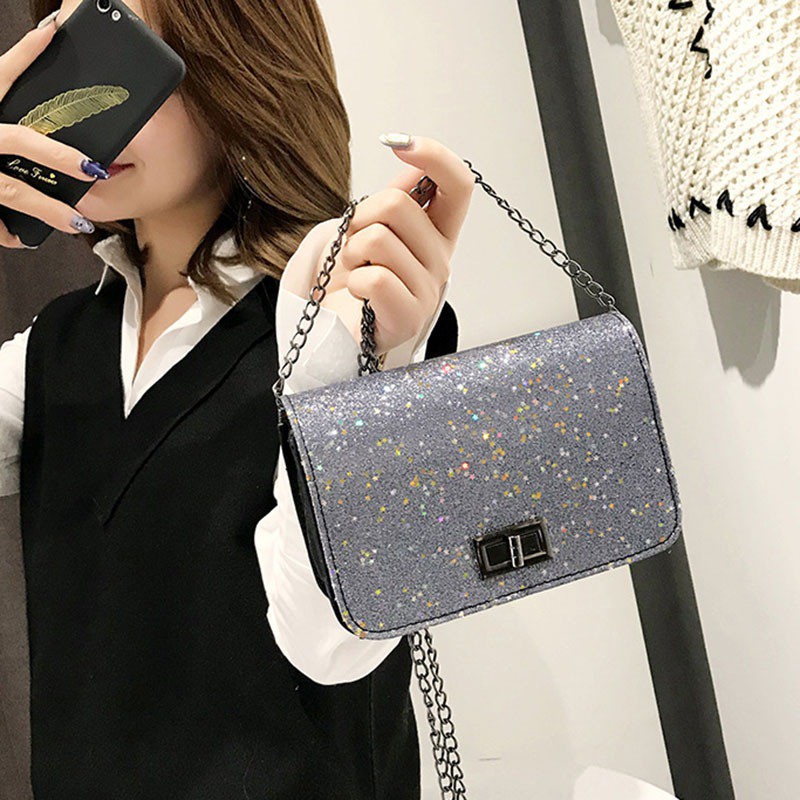 Túi đeo chéo lấp lánh thời trang cho nữ