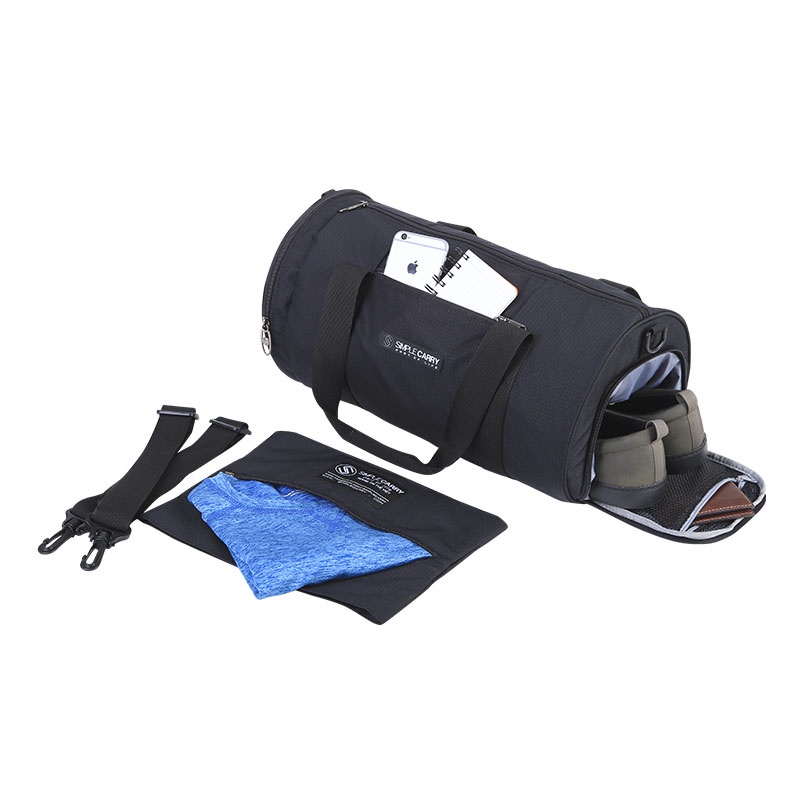 Túi trống GYM cao cấp HÀN QUỐC SimpleCarry màu đen SANG CHẢNH