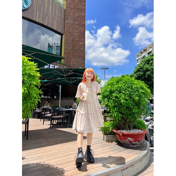 Phoebe Dress - Đầm babydoll tay bồng vintage - Remmus.vn