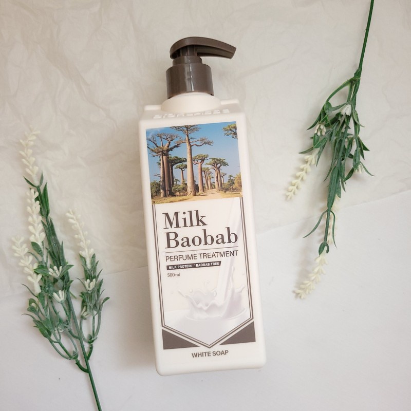 Dầu gội và dưỡng tóc MILK BAOBAB chiết xuất xạ hương trắng 500ml