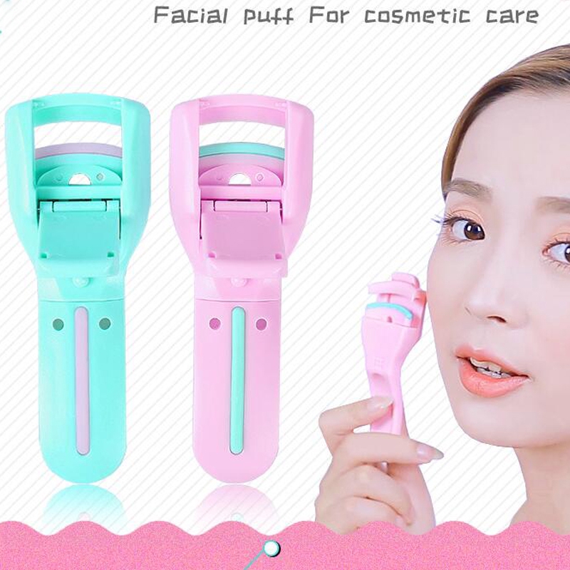 Pink/Green Portable Eyelashes Curlers Nature Curl Eyelashes Women Eye Lashes Curling Clip Beauty Makeup Cosmetic Tools