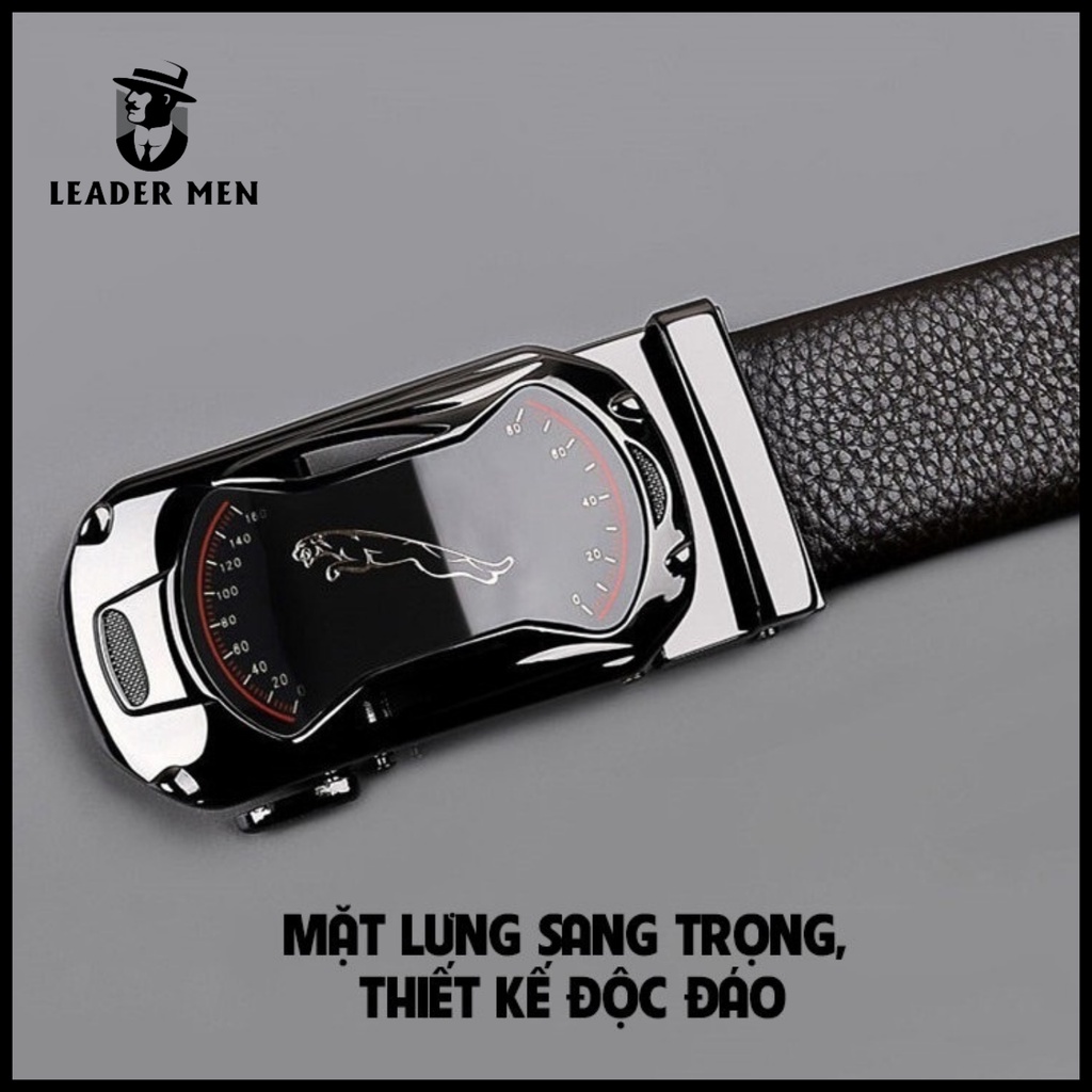 Thắt Lưng Nam Chất Liệu Da Cao Cấp TLK5-01 Khóa Tự Động - Dây Nịt Da Nam Thời Trang Khóa Mặt Đồng Hồ - LeaderMen