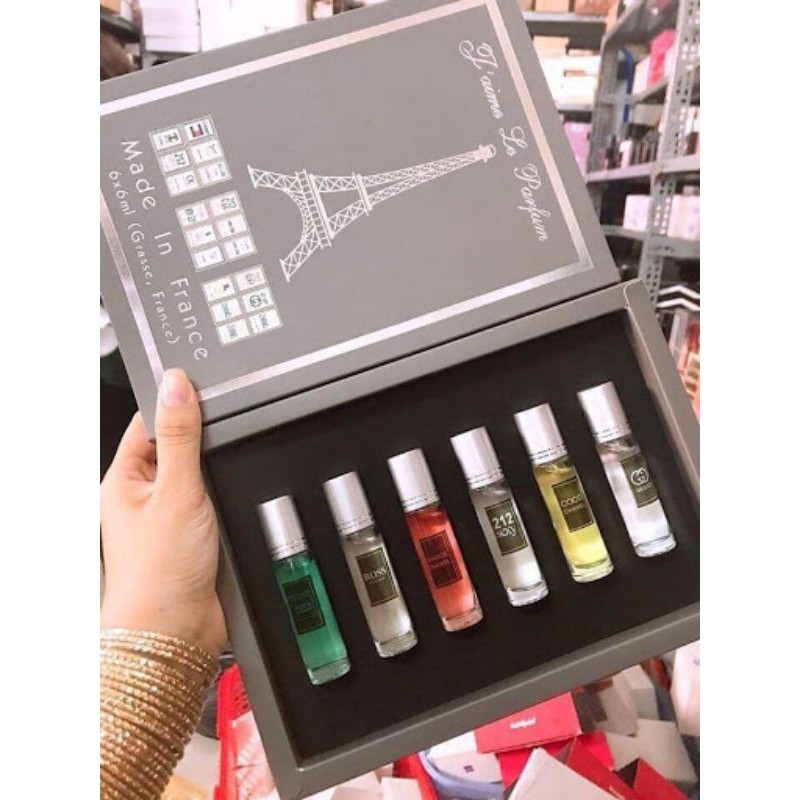 Bộ nước hoa lăn 6 chai