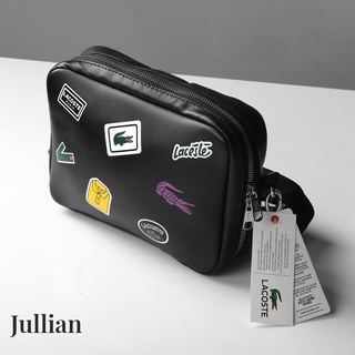 Túi đeo chéo da simili unisex - bag shoulder la.coste