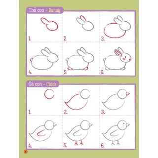 Sách - Họa sĩ tí hon - Learn to draw... (6 chủ đề)